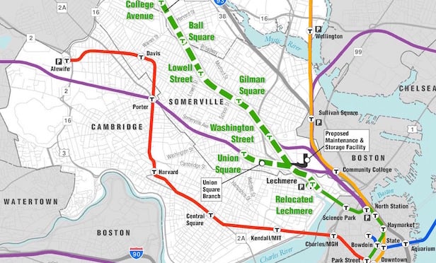 Mbta Green Line Map Green Line Extension Advances, But Significant Risks Remain | Globest