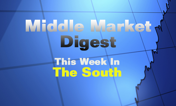 Middle Market Digest: This Week in the South and Mountain Regions