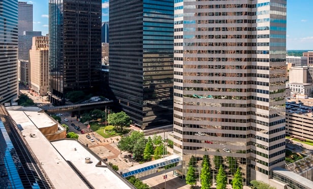 Houston Center Skyline Daylight (from One Park Place)