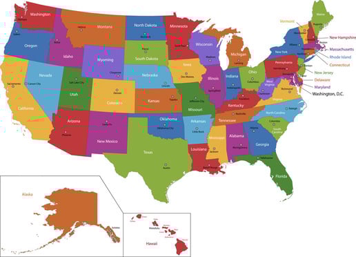 Map of USA