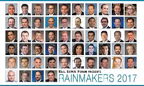 Real Estate Forum's Rainmakers 2017