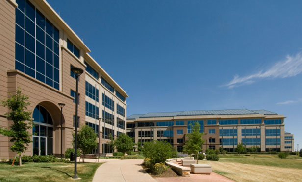 The suburban office complex located outside Denver, fully leased to CH2M