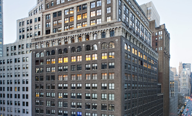 1440 Broadway, one of New York REIT's 18 office and retail properties in Manhattan.