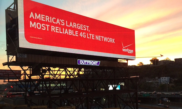 Billboard along highway