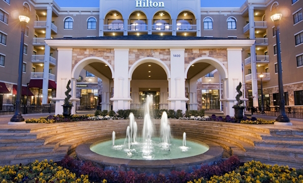 Hilton hotel exterior