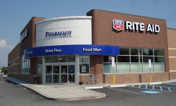 Exterior of Rite Aid store