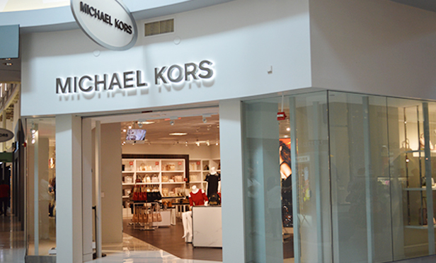Storefront of Michael Kors store