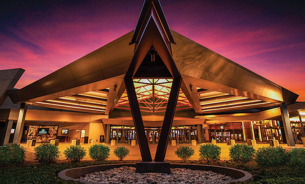 Exterior of casino resort