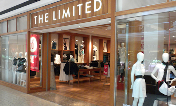 Mall entrance to Limited store