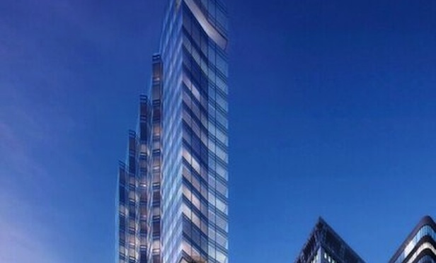 Plans call for 77 Greenwich St. to include about 85 luxury residential condos and 7,000 square feet of retail space. 