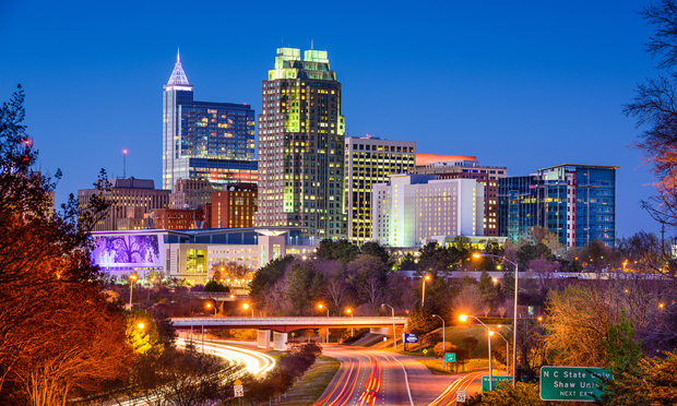 Raleigh North Carolina Skyline