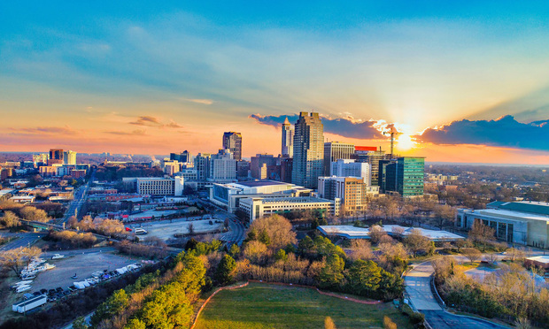 Downtown Raleigh North Carolina USA Skyline