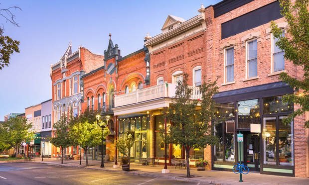 Provo, Utah, USA downtown