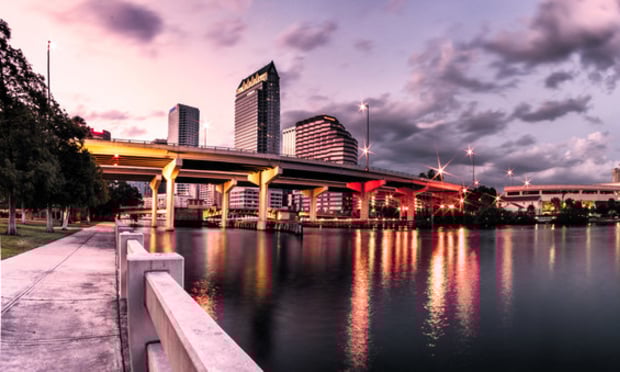 Tampa vista panoramica