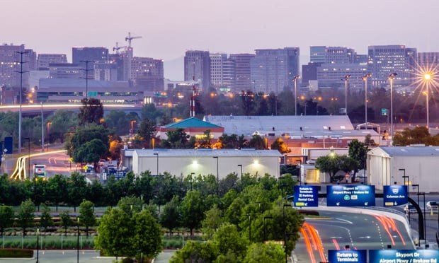 san jose california city lights early morning