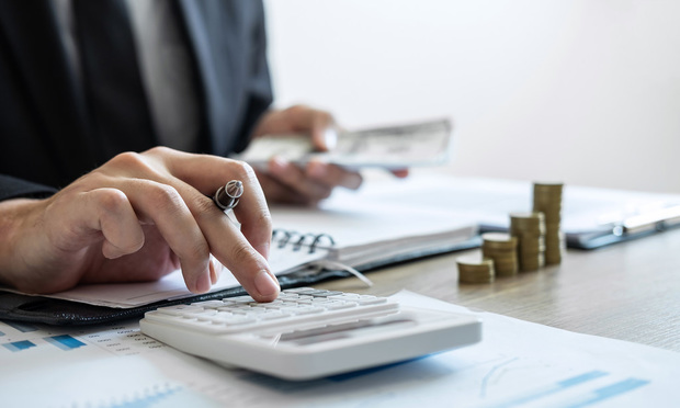 Businessman accountant