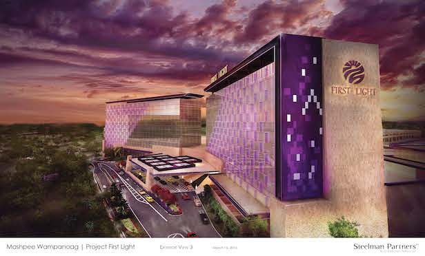 A rendering of the First Light Resort & Casino in Taunton, MA