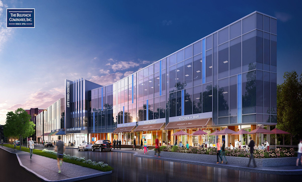 A rendering of Life Time Center in Chestnut Hill, MA.