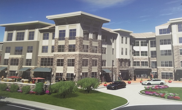 A rendering of the 421-unit Carraway development to be built by Toll Brothers Apartment Living. 