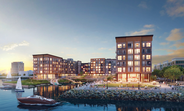 A rendering of the Clippership Wharf project in East Boston.