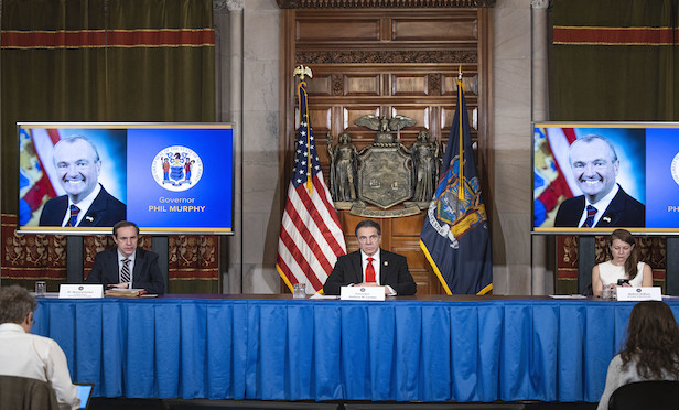 New York Gov. Andrew Cuomo led the teleconference announcing the seven-state initiative to study how the region can restart their economies.