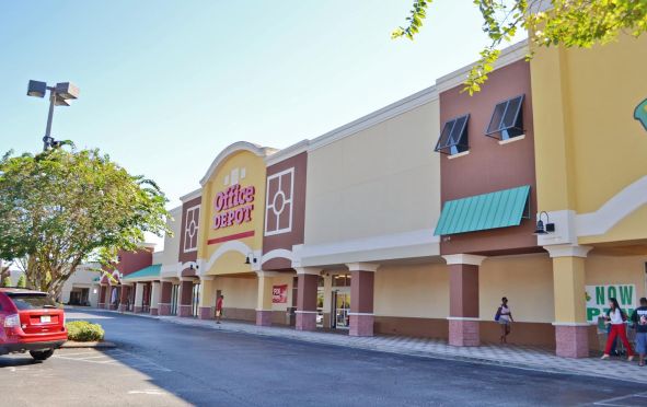 Office Depot, Family Dollar, Fancy Fruit & Produce, Olive Garden, and Ollie’s Bargain Outlet make up the property’s tenant roster.