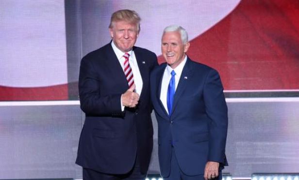 President-elect Donald Trump and vice president-elect Mike Pence.