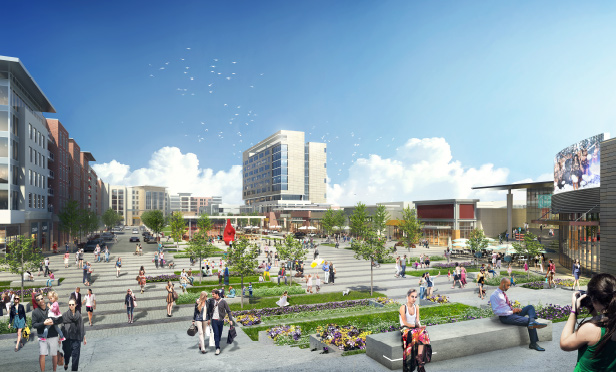 Rendering of Monmouth Town Center, Eatontown, NJ