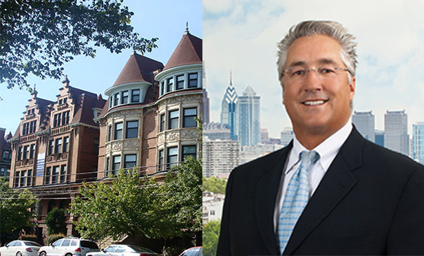 Mark H. Dambly, president of Pennrose Property, and The Brentwood, 4130-40 Parkside Avenue Philadelphia, PA, one of the firm's properties.