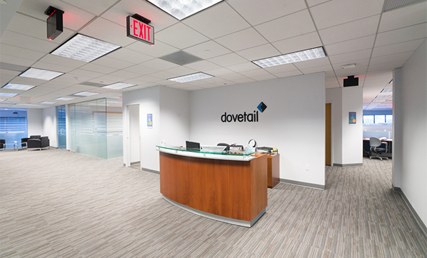 Interior of Dovetail's office, Two Gatehall Drive, Parsipppany, NJ