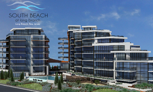 Rendering of South Beach at Long Branch, NJ