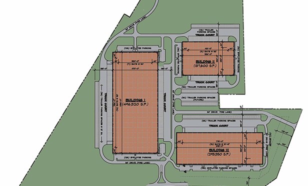 Site plan for Park 130, South Brunswick, NJ