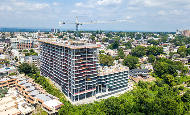 One Park, luxury condo project under construction in Cliffside Park, NJ
