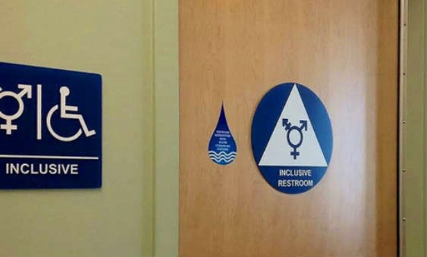 Transgender restroom signage