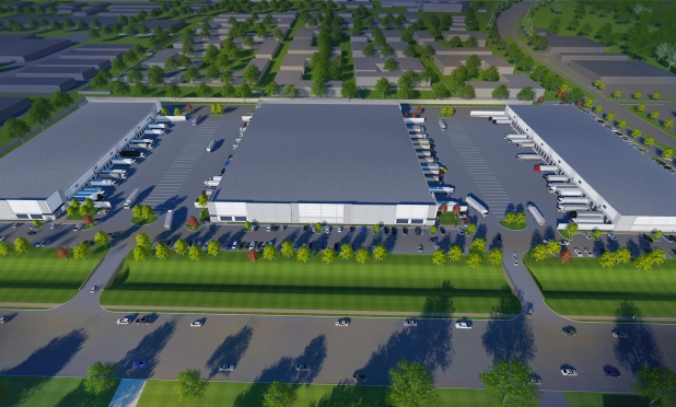 Stafford Grove Industrial Park rendering