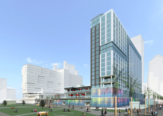 The InterContinental Hotels & Resorts property will feature 400 guest rooms atop ground-level restaurants and shops along Broadway and Pacific Highway in downtown San Diego. 