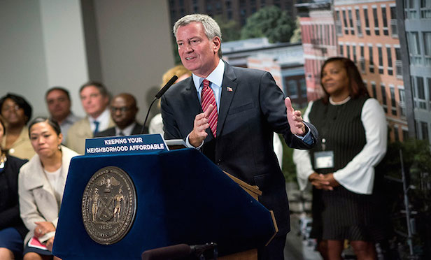 Mayor Bill de Blasio