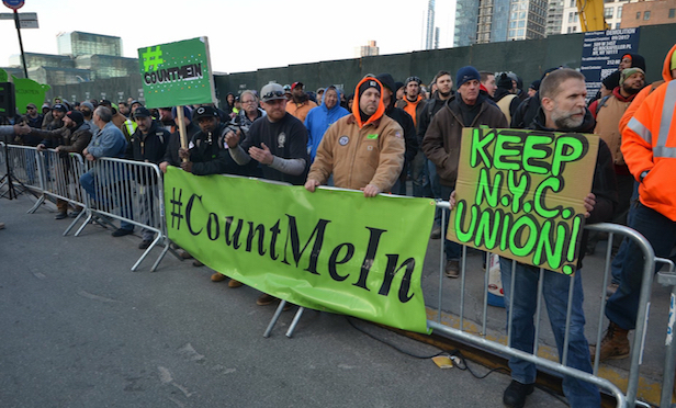 Union Protest/ 50 Hudson Yards