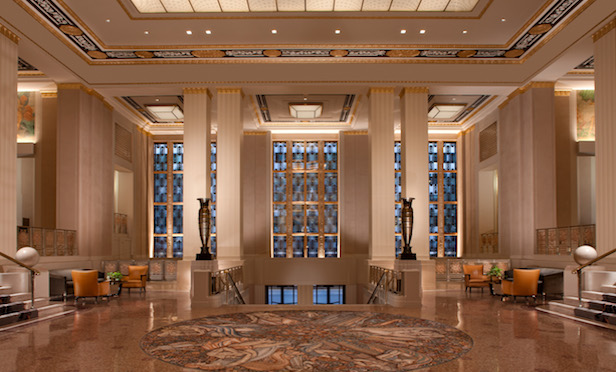 Waldorf Astoria, Park Ave. lobby/ architectural rendering