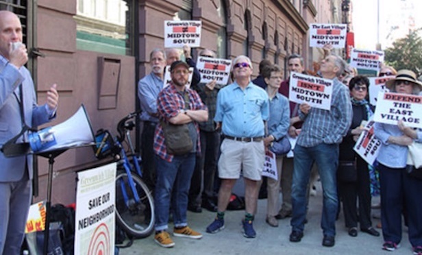 protest at 799 Broadway