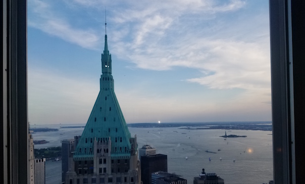 View from Manhatta, 60th floor at 28 Liberty Plaza